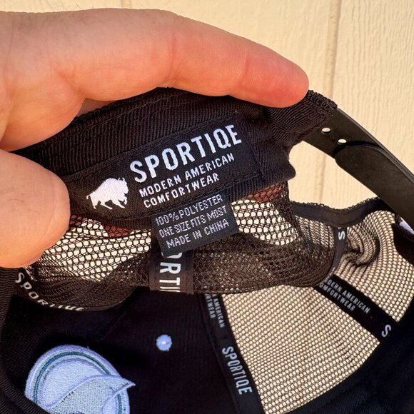 San Jose Sharks Sportiqe Evolve Corduroy Mesh Snapback Hat Black One Size Hockey - Picture 6 of 7